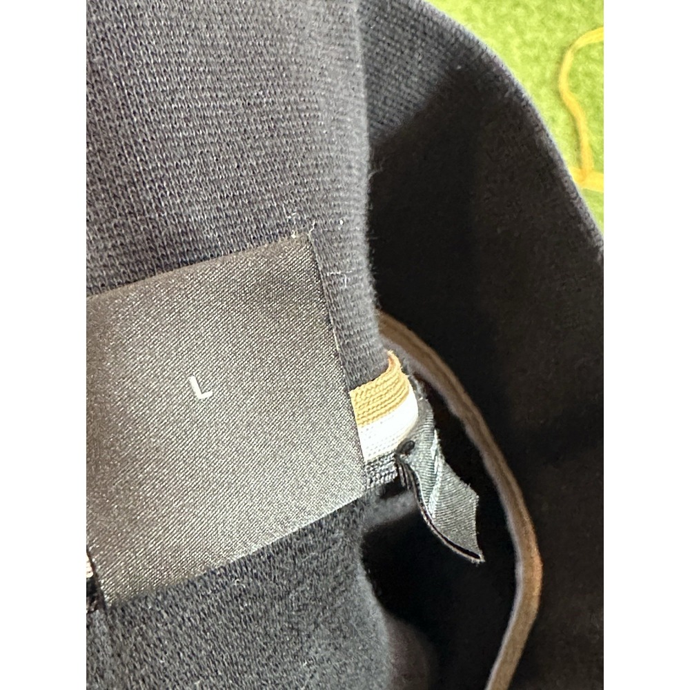 Hugo Boss Shepherd Jacket Men's Large Black Zip Up Woven Side Panels Designer - Picture 14 of 16